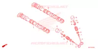 ARBRE A CAMES   SOUPAPE pour Honda CR 650 R E-CLUTCH 2024