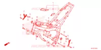 CADRE pour Honda CR 650 R E-CLUTCH 2024
