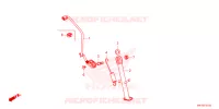 BEQUILLE LATERALE pour Honda CR 650 R E-CLUTCH 2024