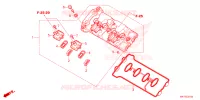 COUVRE CULASSE pour Honda CR 650 R E-CLUTCH 2024