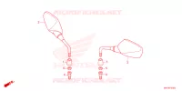 RETROVISEUR pour Honda CR 650 R E-CLUTCH 2024
