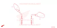 RETROVISEUR pour Honda CR 650 R E-CLUTCH 2024