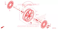 ROUE AVANT pour Honda CR 650 R E-CLUTCH 2024