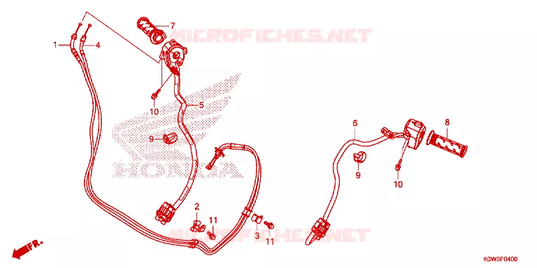 COMMODOS - POIGNEES Honda SCOOTER 150 ADV 2022  ADV150AM_3CA