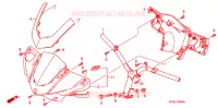 GUIDON   CARENAGE pour Honda AIRBLADE 110 2008