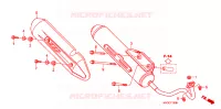 SILENCIEUX D'ECHAPPEMENT pour Honda AIRBLADE 110 2008