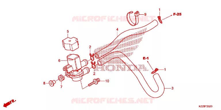 SOUPAPE D'ADMISSION Honda MOTO 250 CRF 2016  CRF250MF