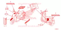 AUTOCOLLANTS pour Honda SCOOPY 110 2015