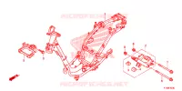 CADRE pour Honda SCOOPY 110 2014
