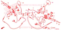 COMMODO   LEVIER   CABLE pour Honda SCOOPY 110 2014