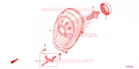 PHARE pour Honda SCOOPY 110 2014