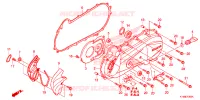 COUVERCLE GAUCHE pour Honda SCOOPY 110 2014