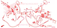 LEVIER DE GUIDON   CABLE   COMMODO pour Honda SCOOPY 110 2014