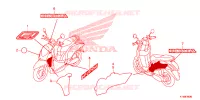 AUTOCOLLANTS pour Honda SCOOPY 110 2015