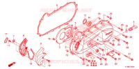 COUVERCLE GAUCHE pour Honda SCOOPY 110 2015