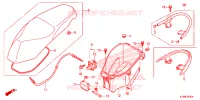 SELLE pour Honda SCOOPY 110 2015
