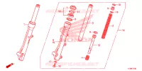 FOURCHE pour Honda SCOOPY 110 2015