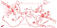 LEVIER DE GUIDON   CABLE   COMMODO pour Honda SCOOPY 110 2015