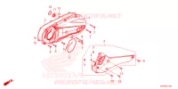 COUVERCLE GAUCHE pour Honda ADV 160 2025