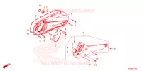 COUVERCLE GAUCHE pour Honda ADV 160 2025