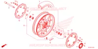 ROUE AVANT pour Honda CBR 500 R ABS 2024