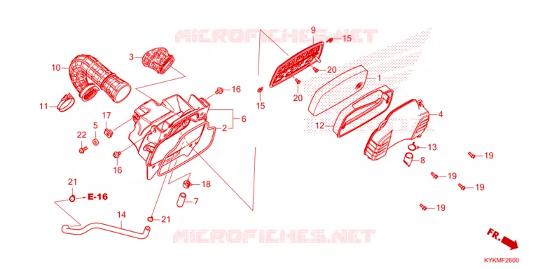 FILTRE A AIR Honda MOTO 110 CRF 2025  CRF110FS