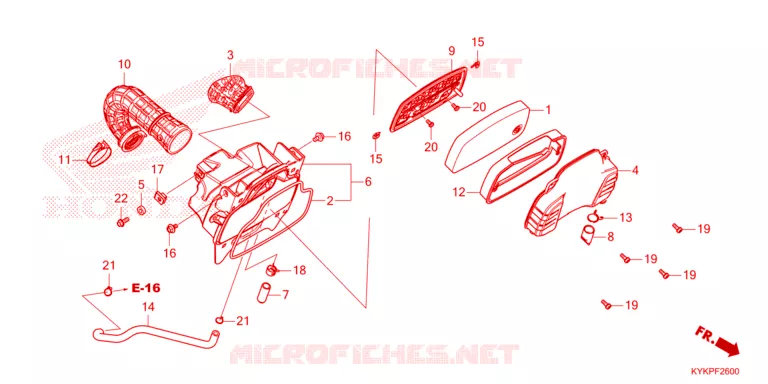 FILTRE A AIR Honda MOTO 110 CRF 2025  CRF110FS