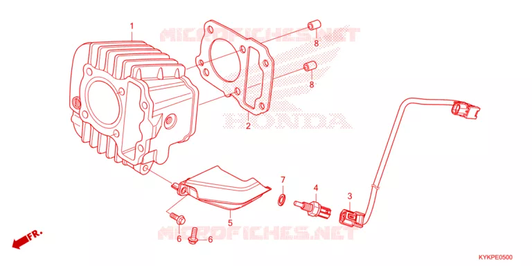 CYLINDRE Honda MOTO 110 CRF 2025  CRF110FS