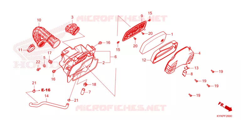 FILTRE A AIR Honda MOTO 110 CRF 2025  CRF110FS