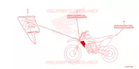 AUTOCOLLANTS pour Honda CRF 150 R BIG WHEELS 2025