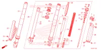 FOURCHE pour Honda CRF 150 R BIG WHEELS 2025