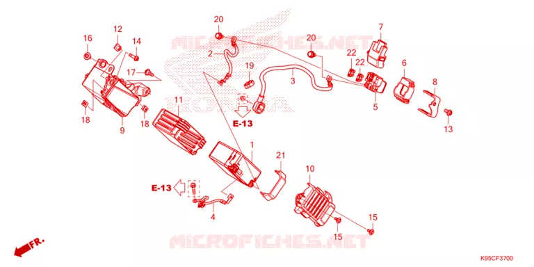 BATTERIE Honda MOTO 250 CRF 2025  CRF250RS