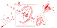 ROUE AVANT pour Honda CRF 250 RX 2025