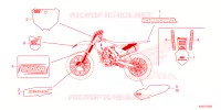 AUTOCOLLANTS pour Honda CRF 250 RX 2025