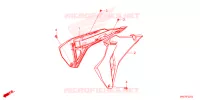 OUIES DE RADIATEUR pour Honda CRF 450 R 2025