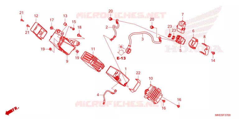 BATTERIE Honda MOTO 450 CRF 2025  CRF450RS