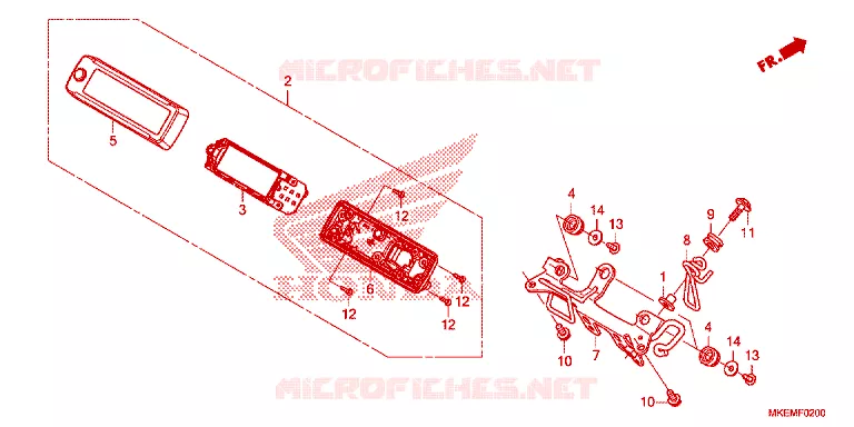 COMPTEUR Honda MOTO 450 CRF 2025  CRF450XS