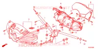 GUIDON   CARENAGE pour Honda SH 150 2013