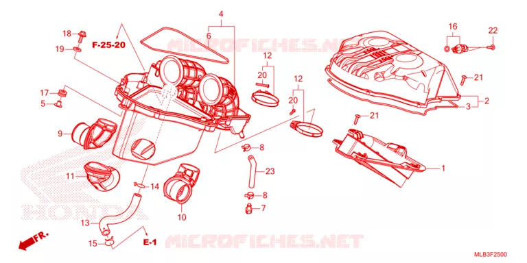 FILTRE A AIR Honda MOTO 750 HORNET 2023  CB750AP