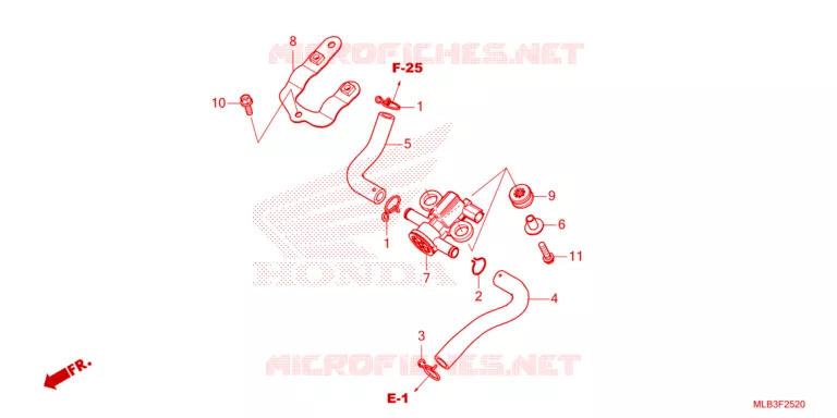 SOUPAPE D'ADMISSION Honda MOTO 750 HORNET 2024  CB750AR