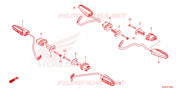 CLIGNOTANT Honda MOTO 750 HORNET 2024  CB750AR