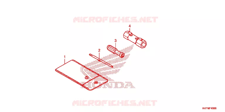 OUTIL Honda MOTO 125 DASH 2023  AFP125CRFN