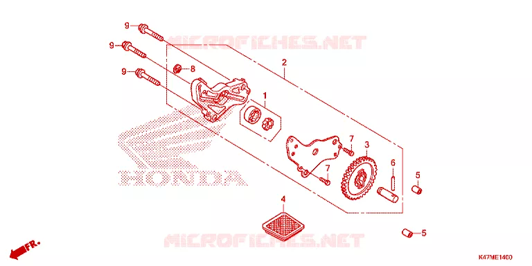 POMPE A HUILE Honda MOTO 125 DASH 2023  AFP125CRFN