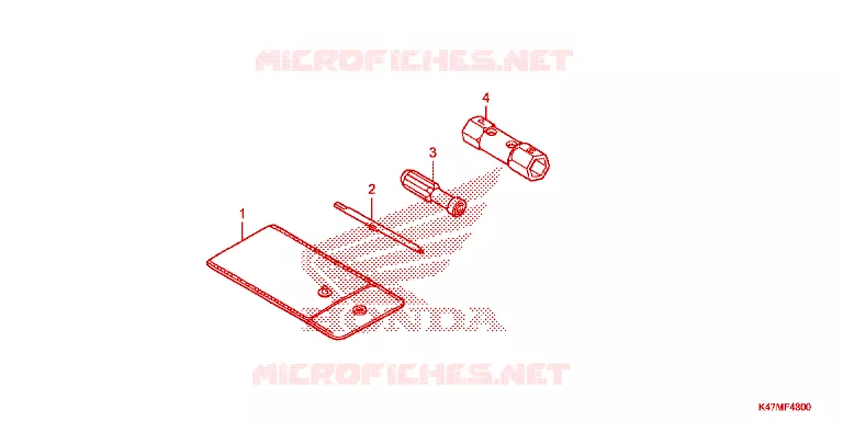 OUTIL Honda MOTO 125 DASH 2024  AFP125CRFS