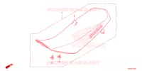 SELLE pour Honda CRF 125 F 2025