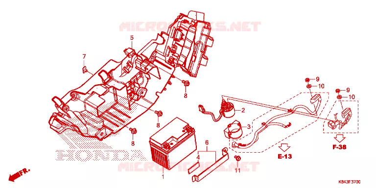 BATTERIE Honda MOTO 150 CRF 2021  CRF150LL