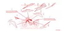 AUTOCOLLANTS pour Honda XR 150 2025