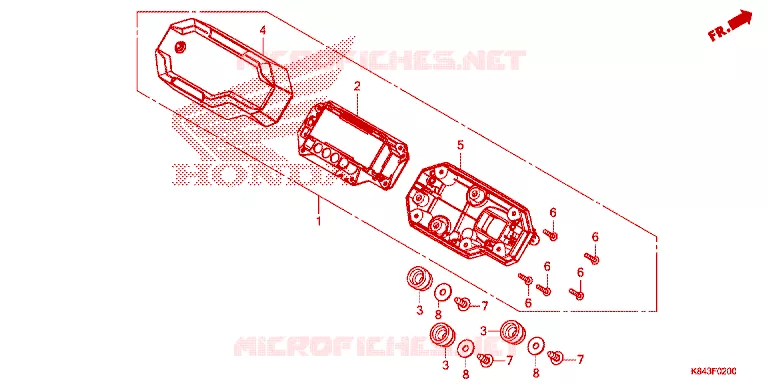 COMPTEUR Honda MOTO 150 CRF 2020  CRF150LL