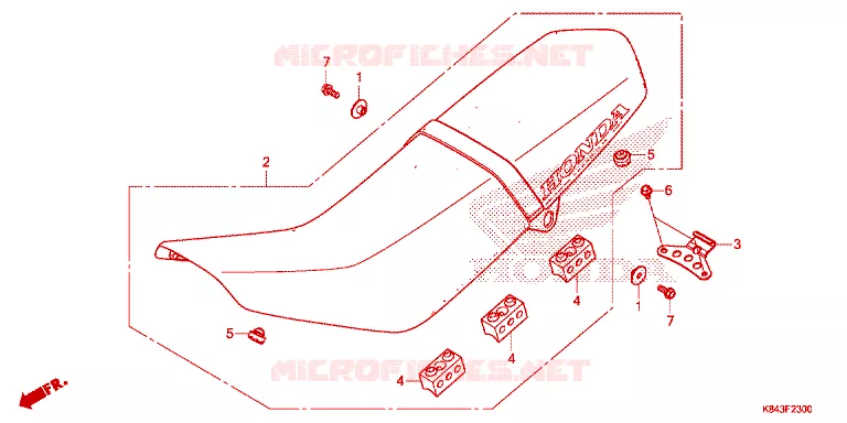 SELLE Honda MOTO 150 CRF 2021  CRF150LL