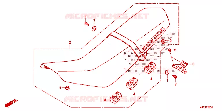 SELLE Honda MOTO 150 CRF 2024  CRF150LN